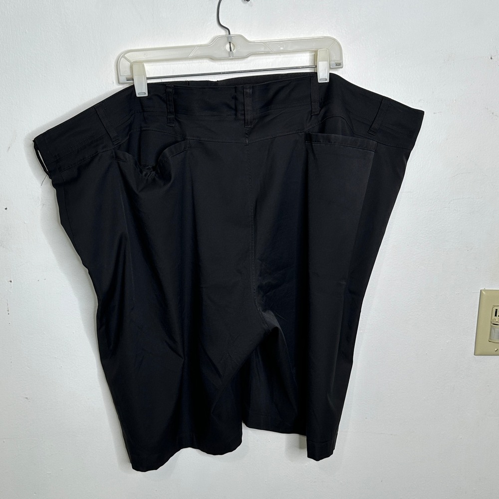 The Foundry Supply Co Mens Big and Tall Black Flat Front Shorts Size 54 Athletic - Picture 3 of 4